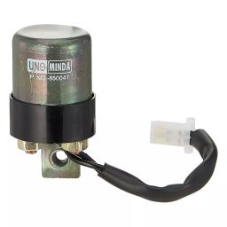 Uno Minda 850041 12V Starter Relay with Wire Coupler and Long Bracket-33
