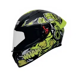 Studds N5 Black Medium (570 mm) Full Face Helmet, Thunder D10 Decor-image-39