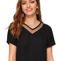 unianta Women V-Neck Short Sleeves Top-image-21