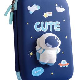 Funblast Squishy Astronaut Pencil Case for Kids  Blue-picture-17