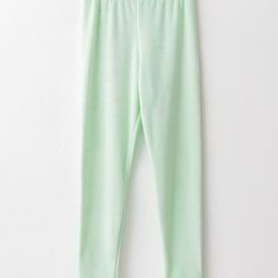 LC Waikiki Velvet Solid Leggings - Green-image-46