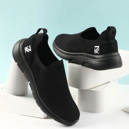 Leap7x GHD-89E Non Lacing Sports Shoes With EVA Sole | Suitable For Jogging & Walking Shoes For Men-image-1