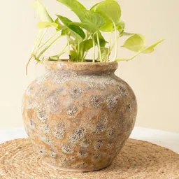 ArteCasa Brown Textured Ceramic Vases-11