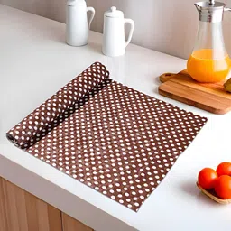 Aura Brown Set of 1 Water Resistant Shelf Liner Organisers-84