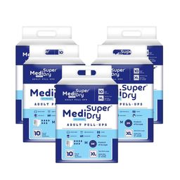 MEDISUPERDRY Set Of 5 Leak Proof Adult Pull Ups Diapers - XL - 10 Pcs Each-11