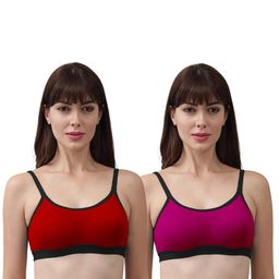 Samvar Multi Cotton Non-Wired Non Padded Minimizer Bra-picture-32