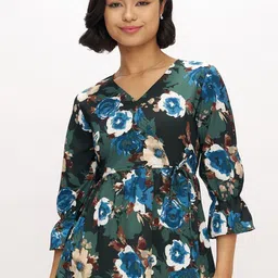 DressBerry Floral Printed Regular Top-image-83