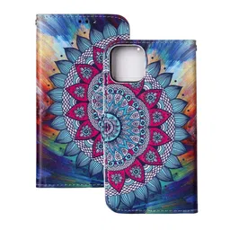 PEEPERLY Abstract Printed iPhone 15 Pro Max Flip Case Mobile Accessories-67