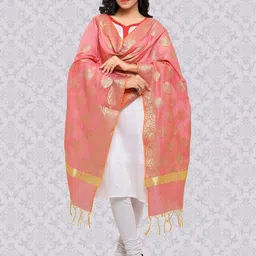 BAESD Woven Design Dupatta with Zari-picture-0