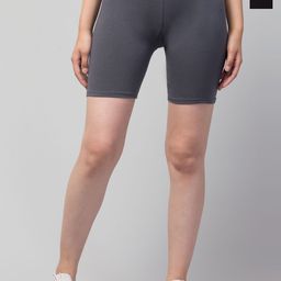 DRAXSTAR Women Pack Of 2 Skinny Fit Low-Rise Running Sports Shorts-image-64