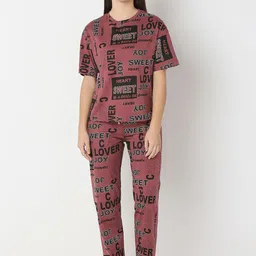 Juliet Women Printed Night suit-21