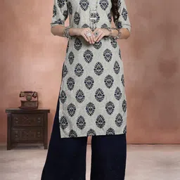 Anouk Rustic Women Ethnic Motifs Printed Round Neck Crepe Kurti-image-12