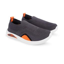CAFONE Footwear Unisex Kids Black Synthetic Round Toe Slip-On Sneakers-image-43