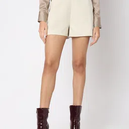 Vero Moda Women High-Rise Regular Fit Shorts-image-14
