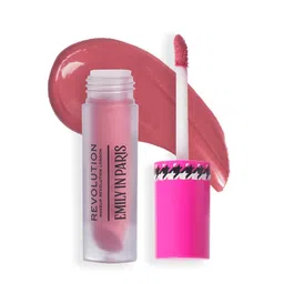 Makeup Revolution London X Emily in Paris Multi-Use Lip & Cheek Blush - Pinky Swear Pink-4