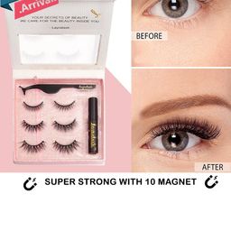 Layralash Doll Eyelashes With Tweezers & Eyeliner Kit image 3