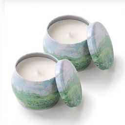 andMe Green & White 2 pieces Jar Candle-29