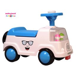 Mothertouch Jumbo Manual Push Ride-On - Blue White-24