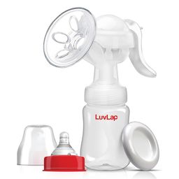 LuvLap Manual Breast Pump White Red - 150 ml-image-45
