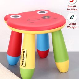 Babyhug Small Size Stool Frog Design - Red-picture-0