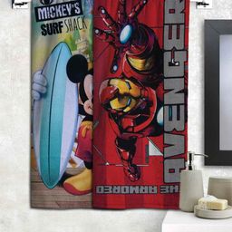 Athom Trendz Disney Mickey & Marvel Iron Man Bath Towel Pack of 2 - Multicolor-image-90