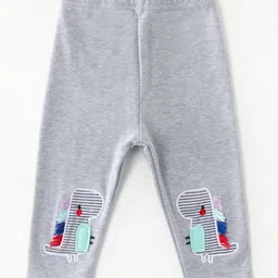 Kookie Kids Full Length Leggings Dino Print - Grey-picture-47