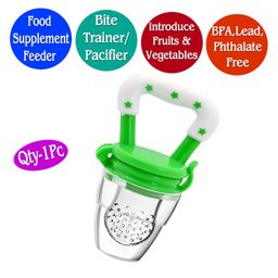 Mastela Food Feeder with Silicone Mesh - Green-20