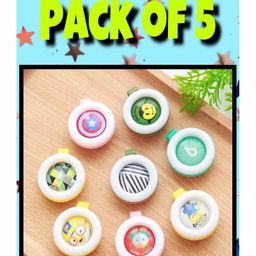 The Little Lookers Reusable Mosquito Repellent Badge Pack of 5 - Colors May Vary-picture-25