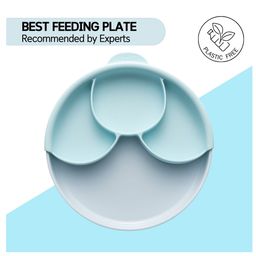 Miniware Section Feeding Plate - Blue-18