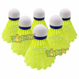Toyshine Nylon Badminton Shuttlecocks Pack of 6 - Multicolor-5