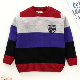 Yellow Apple Full Sleeves Pullover Sweater - Maroon-image-97