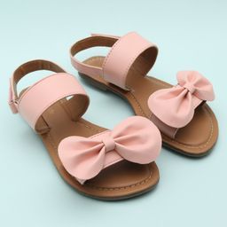 Pine Kids Sandals Bow Applique - Pink-image-52