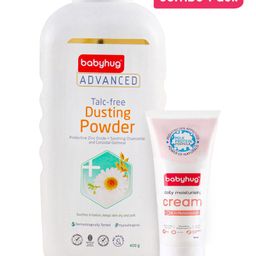 Babyhug Advanced Talc-Free Dusting Powder - 200gm &  Moisturizing Cream - 100 ml-86