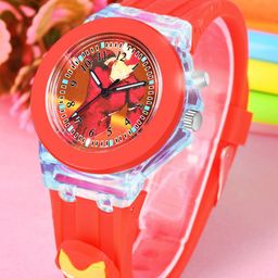 Cloudwood Boys Patterned Dial & Straps Analogue Multi Function Watch 327 Ironman-image-62