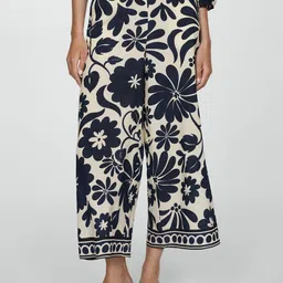 MANGO Women Floral Print Trousers-image-97