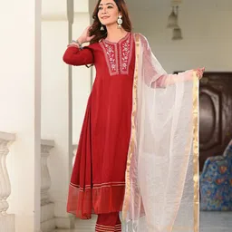 Indi INSIDE Solid Organza Dupatta-picture-18