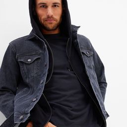 GAP Spread Collar Denim Jacket-29