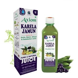 Axiom Set Of 2 Karela Jamun Juice -500ml Each-24
