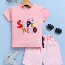 Toonyport Boys Embroidered Round Neck Pure Cotton T-shirt With Shorts-image-88