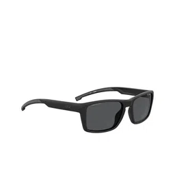 Hugo Boss Men Grey Lens & Black Rectangle Sunglasses With UV Protected Lens-picture-11