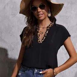 Stylecast X Slyck Solid Mandarin Collar Top-image-60
