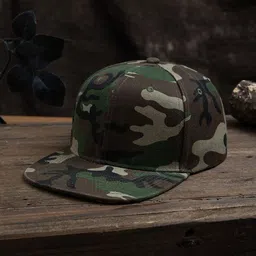 Infispace Men Camouflage Printed Cotton Snapback Cap-image-53