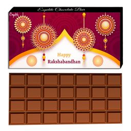 Expelite Rakhi With Rakshabandhan Card & Chocolate Combo - Multicolour image 2
