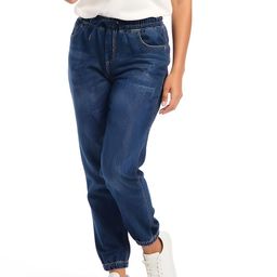 glitchez Women Relaxed Fit Light Fade Stretchable Jogger Jeans-image-30