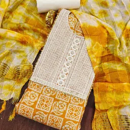 KALINI Embroidered Pure Cotton Unstitched Dress Material-picture-28