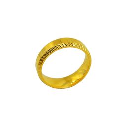 Sullery Unisex Gold Stainless Steel Gold-Plated Ethnic Finger Ring-image-50