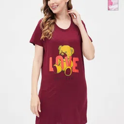 Dreambe Women 2 Printed Extended Sleeves T-shirt-picture-22