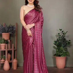 The Textile Hub Women Bandhani Printed Designer Saree-image-90