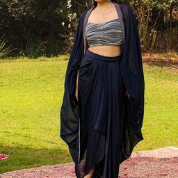 AJIESH OBEROI Pure Cotton Top& Skirt &Blister Co-Ords-picture-57