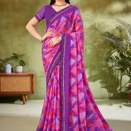 LeeliPeeri Designer Pure Chiffon Saree-picture-42